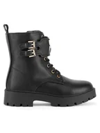 Buty dla dziewczynek - DeeZee Trzewiki CM231117-2 Czarny - miniaturka - grafika 1