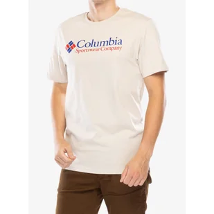 Koszulka z nadrukiem męska Columbia CSC Basic Logo S/S Shirt - Koszulki męskie - miniaturka - grafika 1