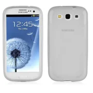 Etui i futerały do telefonów - Etui na telefon komórkowy Cadorabo do Samsung Galaxy S3 / S3 NEO w kolorze białym, silikonowe etui z tyłu TPU - miniaturka - grafika 1