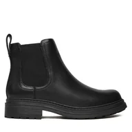Botki damskie - Sztyblety Clarks Orinoco3 Lane 26184624 Czarny - miniaturka - grafika 1