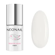 Lakiery hybrydowe - NeoNail Baza hybrydowa Revital Base Fiber Milky Cloud 7,2 ml - miniaturka - grafika 1