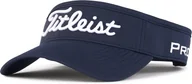 Czapki i chusty sportowe damskie - Tour Performance Visor Navy/White UNI - miniaturka - grafika 1