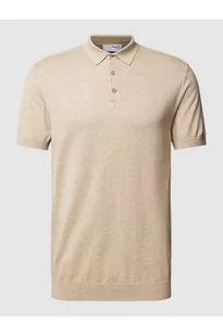 Koszulka polo z krótką listwą guzikową model BERG - Selected Homme - Koszulki męskie - miniaturka - grafika 1