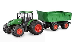Amewi 22635 Rc Traktor Z Przyczepą Uchylną Światło I Dźwięk 1:24 Rtr - Zabawki zdalnie sterowane - miniaturka - grafika 1