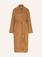 Płaszcze damskie - Tommy Hilfiger Płaszcz beige - TOMMY HILFIGER - miniaturka - grafika 1