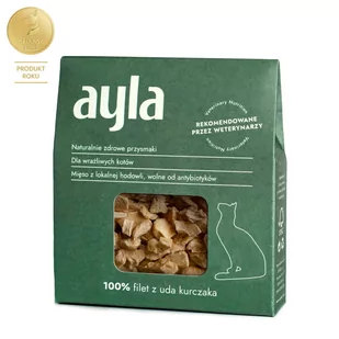 AYLA filet z uda kurczaka Nature Liofilizowany przysmak dla kota - Przysmaki dla kotów - miniaturka - grafika 1