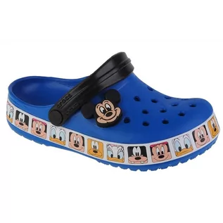 Buty dla dziewczynek - Klapki Crocs Fl Mickey Mouse Band Clog T Jr 207718-4JL niebieskie - grafika 1