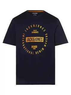 Koszulki męskie - Jack & Jones - T-shirt męski  JJOliver, niebieski - grafika 1