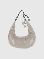 Torebki damskie - 4F Torba hobo na ramię - beżowa Uniwersalny - miniaturka - grafika 1