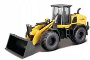 Zabawki kreatywne - BBURAGO BBURAGO CONSTRUCTION SERIES 1:50 KOPARKA NEW HOLLAND 32080 BB32080 - miniaturka - grafika 1