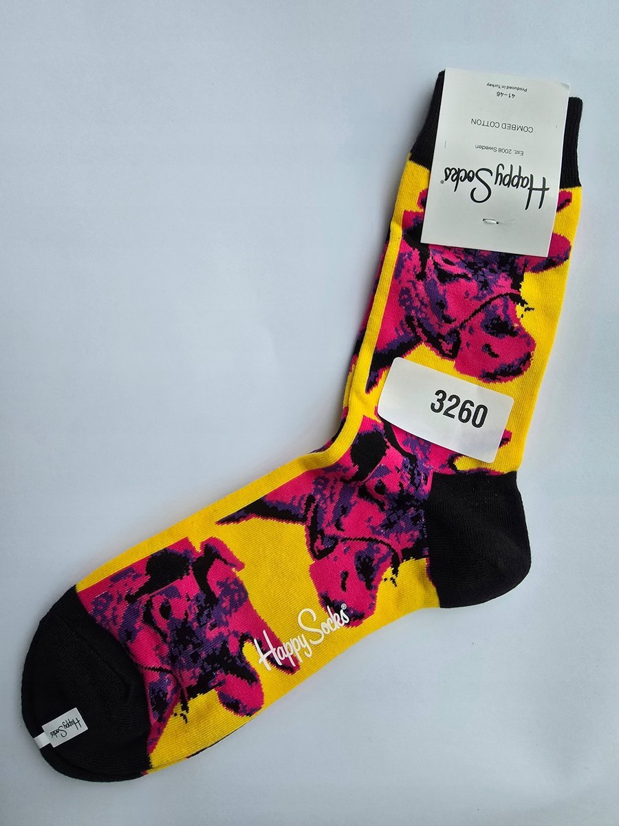 Kolorowe skarpety Happy Socks unisex rozmiar 41-46 (3260)