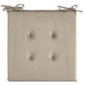 Poduszki dekoracyjne - Poduszka na siedzisko Gaja 40 x 40 x 3 cm beżowy - miniaturka - grafika 1