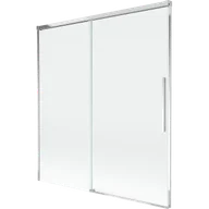 Parawany nawannowe - Mexen Rox parawan nawannowy 2-skrzydłowy rozsuwany 150 x 150 cm, transparent, chrom - 8C9-150-001-01-00 - miniaturka - grafika 1