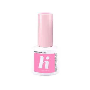 Hi Hybrid Lakier hybrydowy Unicorn nr 207 Soft Pink 5ml - Lakiery hybrydowe - miniaturka - grafika 1