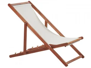 Zestaw 2 Leżaków Ogrodowych Ciemne Drewno Akacjowe Niebiesko-biały Anzio - Leżaki ogrodowe Zestaw 2 Leżaków Ogrodowych Ciemne Drewno Akacjowe Niebiesko-biały Anzio - Leżaki ogrodowe - miniaturka - grafika 6