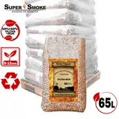 Artykuły masarskie - Zrębki Wędzarnicze Super Smoke OLCHA+BUK KL-10 (9-12mm) Large 65 Litrów - miniaturka - grafika 1