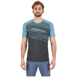 Męska koszulka Karpos Croda Rossa Evo Jersey Rozmiar: XL / Kolor: szary/niebieski - Koszulki sportowe męskie - miniaturka - grafika 1
