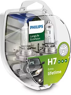 Philips 12972LLECOS2 LongLife EcoVision żarówka samochodowa, H7, zestaw 2 sztuk 12972LLECOS2 - Żarówki samochodowe - miniaturka - grafika 1
