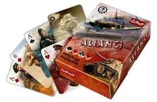 Trefl Karty - II Wojna Światowa: Alianci - Gry karciane - miniaturka - grafika 1