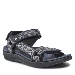 Sandały HI-TEC - Hanar SL-SS22-HT-03 Blazer/Black - Sandały męskie - miniaturka - grafika 1