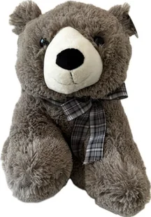 With Snuggles- Miś duży z kokardką - Maskotki i pluszaki - miniaturka - grafika 1