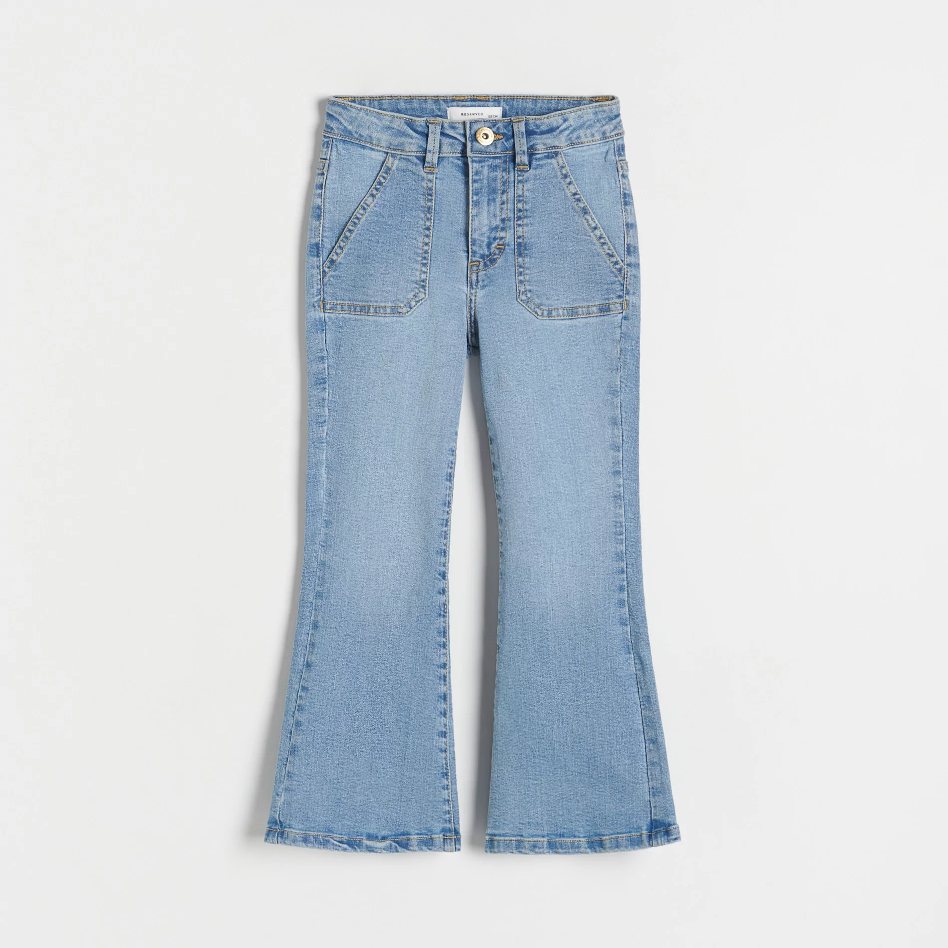 Reserved - Elastyczne jeansy flare - Niebieski
