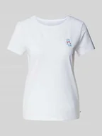 Koszulki i topy damskie - T-shirt o kroju regular fit z czystej bawełny - miniaturka - grafika 1