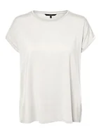 Koszulki i topy damskie - Vero Moda Koszulka "Vmava" w kolorze białym - miniaturka - grafika 1