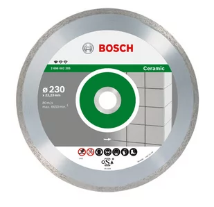 Bosch Diamentowa tarcza tnąca Professional for Ceramic 230 x 22 23 x 1 6 x 7 mm 2608602205 Średnica 230 mm 1 szt - Akcesoria do elektronarzędzi - miniaturka - grafika 1