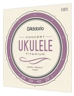 DAddario Titanium EJ87C - Struny do ukulele koncertowego - Struny gitarowe  - miniaturka - grafika 1