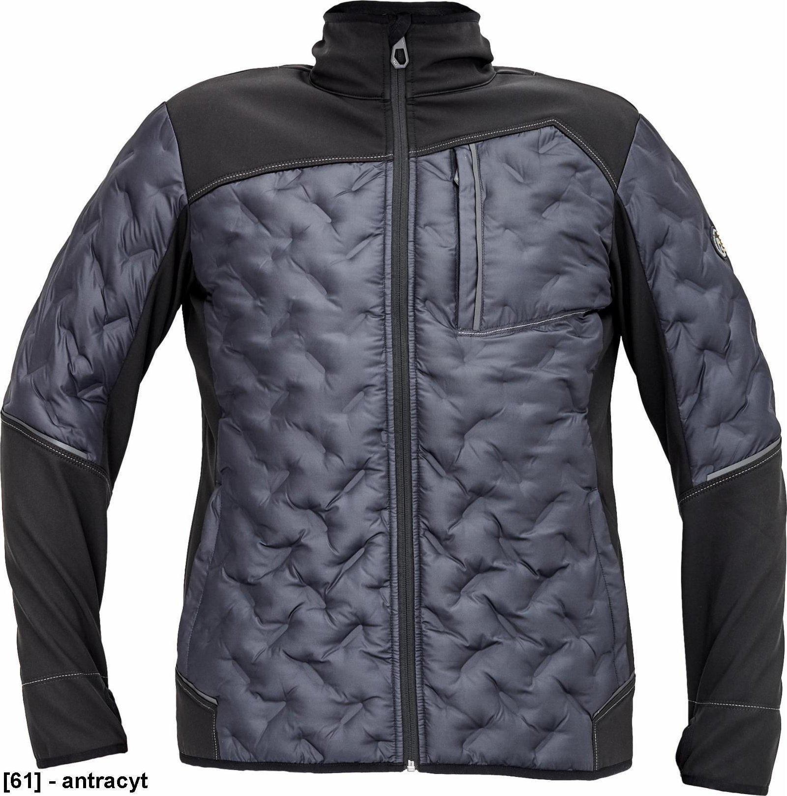 CERVA NEURUM LEKKA - kurtka softshellowa - antracyt L