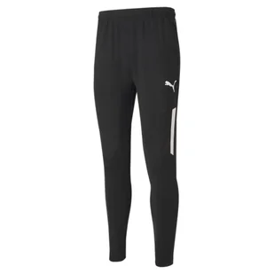 Męskie treningowe spodnie piłkarskie teamLIGA Pro PUMA Black White - Piłka nożna - miniaturka - grafika 1