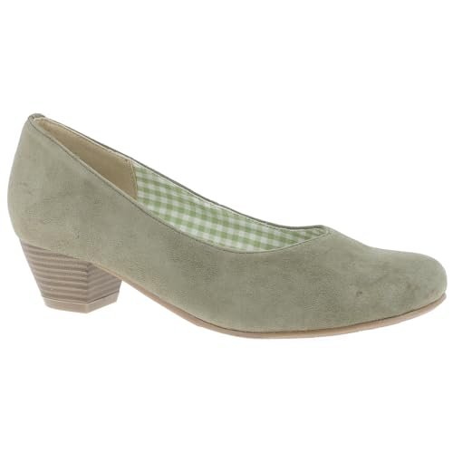 HIRSCHKOGEL Damskie czółenka 3007810, zielony khaki 046, 37 eu