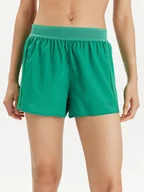 Spodnie sportowe damskie - 4F Szorty sportowe 4FWSS24TFSHF502 Zielony Regular Fit - miniaturka - grafika 1