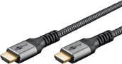 Kable - Goobay 64993 kabel HDMI 1 m HDMI Typu A (Standard) Szary - miniaturka - grafika 1