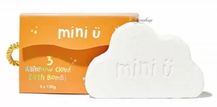 Mini U - 3 Rainbow Cloud Bath Bombs - Zestaw 3 tęczowych chmurek do kąpieli dla dzieci - Cherry Blossom - Kosmetyki kąpielowe dla dzieci - miniaturka - grafika 1