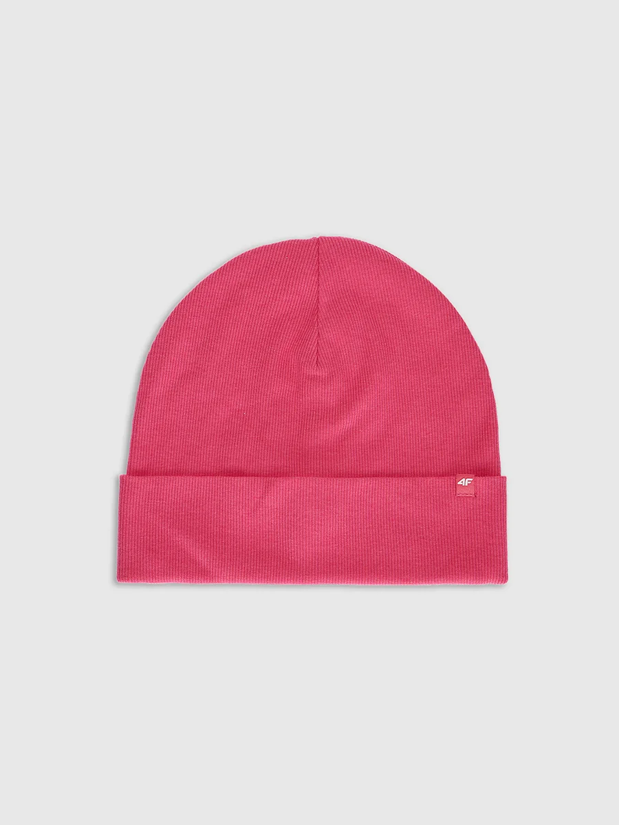 Czapka sezonowa typu banie unisex różowa 4F Różowy One Size