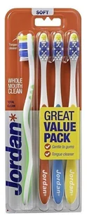 Orkla Health Jordan Total Clean Soft szczoteczki do zębów 4 sztuki 9060621 - Wybielanie zębów - miniaturka - grafika 2