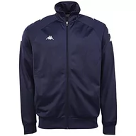 Kurtki męskie - Kappa Męska kurtka treningowa, regularny krój, kurtka treningowa, Dress Blues, L - miniaturka - grafika 1
