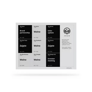 System rezerwacji sal Joan 13 - szary - Sprzęt konferencyjny i radiowęzłowy System rezerwacji sal Joan 13 - szary - Sprzęt konferencyjny i radiowęzłowy - miniaturka - grafika 1