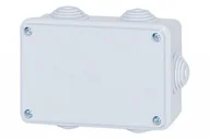 Puszki elektryczne i akcesoria - Puszka hermetyczna Fg 120x80x50 z dławikami - miniaturka - grafika 1