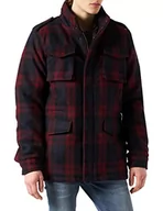 Kurtki męskie - MO Kurtka męska w kratkę 14309091, Czerwony Marine, S - miniaturka - grafika 1