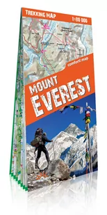 ExpressMap trekking map. Mount Everest. Laminowana mapa trekkingowa, 1:80 000 praca zbiorowa - Atlasy i mapy - miniaturka - grafika 1