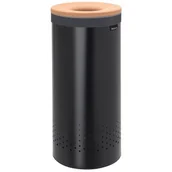 Kosze na bieliznę - Brabantia Kosz na bieliznę 120008 35L Czarny - miniaturka - grafika 1