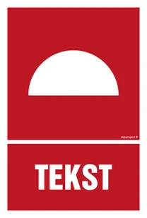 ZNAK NA ZAMÓWIENIE WZÓR B-002, TS - PŁYTA TD FOTOLUMINESCENCYJNA; (500X740MM) - Systemy ekspozycyjne i znaki informacyjne - miniaturka - grafika 1
