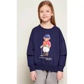 Bluzy dla dziewczynek - POLO RALPH LAUREN Bluza Regular Fit - miniaturka - grafika 1