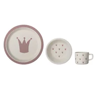 Zestawy naczyń dla dzieci - Zestaw naczyń dla dzieci PRINCESS talerzyk miseczka kubek bajkowy różowy prezent - miniaturka - grafika 1