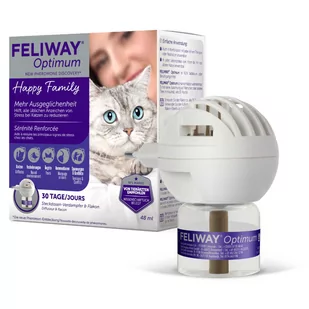 Feliway  Optimum - Zestaw (dyfuzor + flakon 48 ml) Dostawa GRATIS! - Kuwety dla kotów - miniaturka - grafika 1