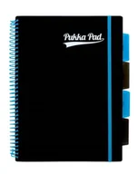 Zeszyty szkolne - Project Book Black B5/200K kratka niebieski (3szt) - PUKKA - miniaturka - grafika 1