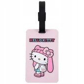 Akcesoria podróżnicze - Etykieta bagażowa na walizkę dla dziewczynek wodoodporna Hello Kitty Kite - miniaturka - grafika 1